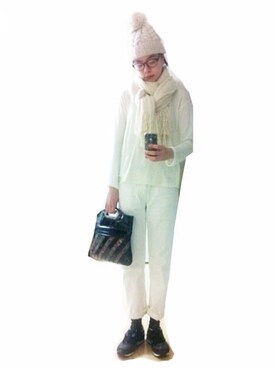 Kanocoさん（レディース・170cm）の冬コーディネート