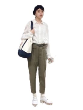 「シルク」｜「アイテム（ハンチング/ベレー帽）」を使った、Kanocoさん（レディース・170cm）の秋コーディネート