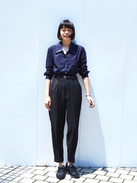 「MARGARET HOWEEL」｜Kanocoさん（レディース・170cm）の夏コーディネート