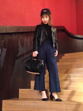 「GUILDPRIME」｜yaa.hさん（レディース・156cm）の秋コーディネート