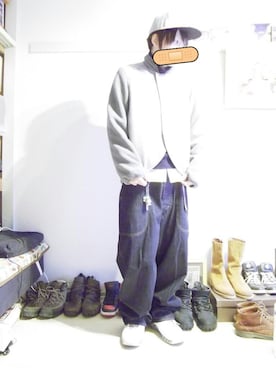 「NEWERA」｜「アイテム（その他アウター）」を使った、△◯【WEARカラオケ・クレゲ部】さん（メンズ・173cm）の冬コーディネート