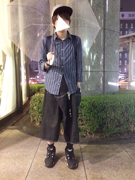 「ALTERNATIVE APPAREL（オルタナティブアパレル）のアイテム」を使った、△◯【WEARカラオケ・クレゲ部】さん（メンズ・173cm）の夏コーディネート