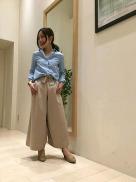 「J'studio（ジェイストゥディオ）のアイテム」を使った、J'STUDIO EDITスタッフさん（レディース・148cm）の春コーディネート