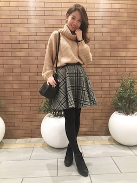 mayuko (きたまゆ)さん(レディース・160cm)の冬コーディネート