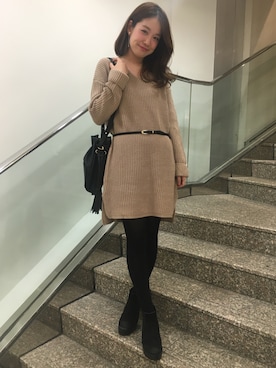 mayuko     (きたまゆ)さん（レディース・160cm）の冬コーディネート