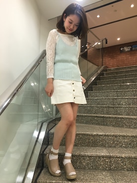 mayuko     (きたまゆ)さん（レディース・160cm）の春コーディネート