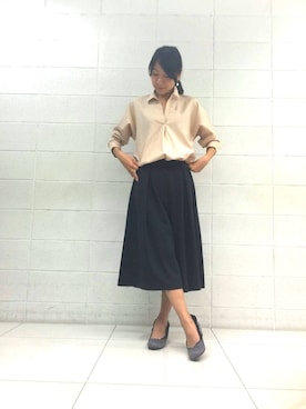 「スカーチョ」｜Katzeさん（レディース・163cm）の冬コーディネート