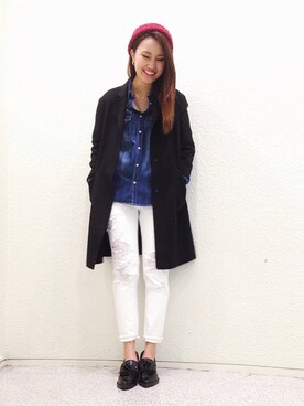 「Regalect（リガレクト）のアイテム（その他アウター）」を使った、yukariiiさん（レディース・170cm）の秋コーディネート