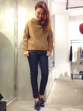 「アイテム（その他シューズ）」を使った、yukariiiさん（レディース・170cm）の冬コーディネート