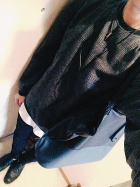 「SHIPS（シップス）のアイテム（アナログ腕時計）」を使った、諒さん（メンズ・178cm）の秋コーディネート