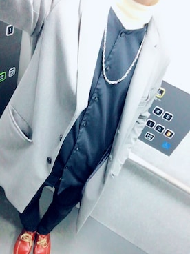 「SUPERB（サパーブ）のアイテム」を使った、諒さん（メンズ・178cm）の秋コーディネート