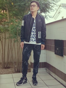 「LADMUSICIAN」｜「アイテム（ジャケット/アウター）」を使った、Hirokiさん（メンズ・173cm）の秋コーディネート