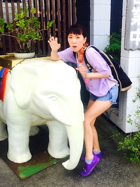 「shortpants」｜amiさん（レディース・163cm）の夏コーディネート