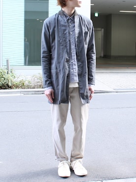「FACTOTUM（ファクトタム）のアイテム（その他アウター）」を使った、FACTOTUMsendaiさん（メンズ・170cm）の春コーディネート