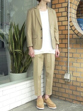 「FACTOTUM（ファクトタム）のアイテム（アクセサリー）」を使った、FACTOTUMsendaiさん（メンズ・170cm）の春コーディネート