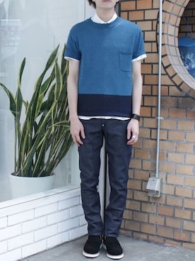 「FACTOTUM（ファクトタム）のアイテム（アクセサリー）」を使った、FACTOTUMsendaiさん（メンズ・170cm）の春コーディネート
