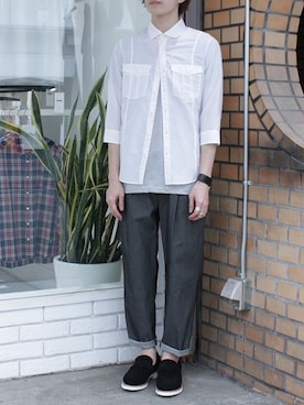 「FACTOTUM（ファクトタム）のアイテム（アクセサリー）」を使った、FACTOTUMsendaiさん（メンズ・170cm）の春コーディネート