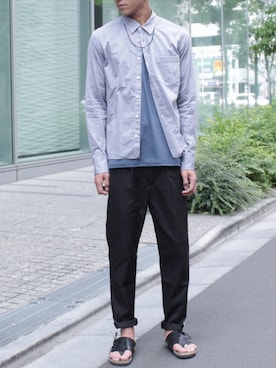 「FACTOTUM（ファクトタム）のアイテム（アクセサリー）」を使った、FACTOTUMsendaiさん（メンズ・176cm）の夏コーディネート
