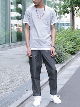 「FACTOTUM（ファクトタム）のアイテム（アクセサリー）」を使った、FACTOTUMsendaiさん（メンズ・176cm）の夏コーディネート