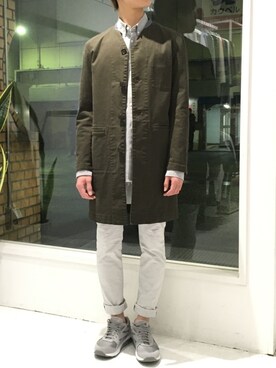 「FACTOTUM（ファクトタム）のアイテム（その他アウター）」を使った、FACTOTUMsendaiさん（メンズ・170cm）の春コーディネート