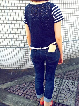 「REDMOON（レッドムーン）のアイテム（PC・スマホグッズ/家電）」を使った、Neolatineさん（レディース・165cm）の夏コーディネート
