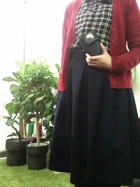 「REDMOON（レッドムーン）のアイテム（財布/小物）」を使った、Neolatineさん（レディース・165cm）の秋コーディネート