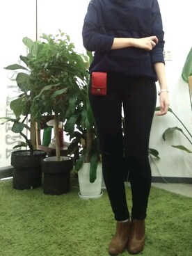 「REDMOON（レッドムーン）のアイテム（財布/小物）」を使った、Neolatineさん（レディース・165cm）の秋コーディネート