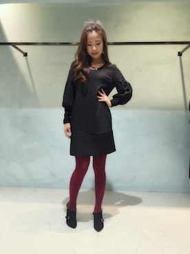 「アイテム（ブーティ）」を使った、momoさん（レディース・162cm）の秋コーディネート