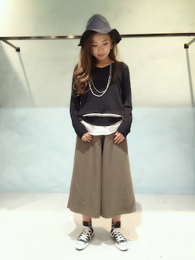 momoさん（レディース・163cm）の秋コーディネート