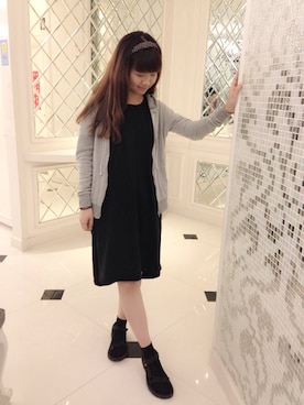 「アイテム（ノーカラージャケット）」を使った、Feiさん（レディース・163cm・10代）の夏コーディネート