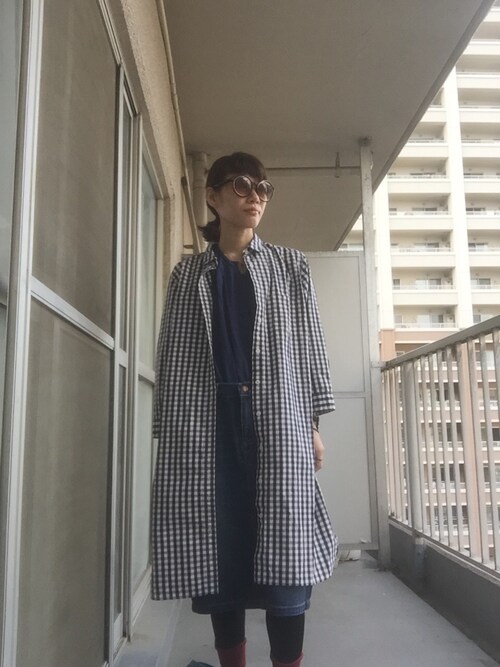 Naoco Muji Laboのシャツワンピースを使ったコーディネート Wear