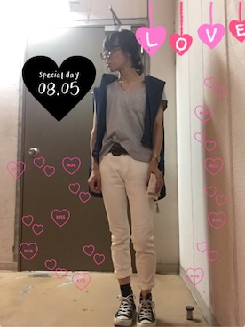 「仕事着」｜「アイテム（シャツワンピース）」を使った、naocoさん（レディース・155cm）の夏コーディネート