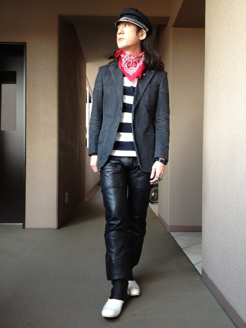 YasushiImanishi使用「YAMANE（テーラードジャケット）」的時尚穿搭