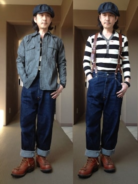 「666（シックスシックスシックス）のアイテム（アクセサリー）」を使った、Yasunishi69さん（メンズ・168cm）の春コーディネート