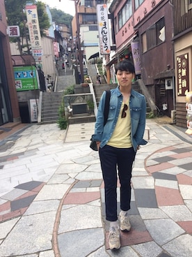 「MR.OLIVE（ミスターオリーブ）のアイテム（腕時計）」を使った、ta1さん（メンズ・170cm）の秋コーディネート