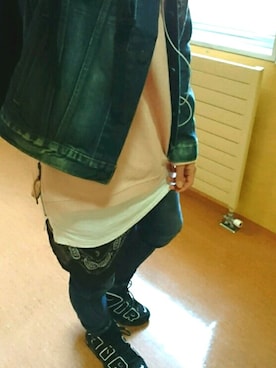 「PRPS（ピーアールピーエス）のアイテム」を使った、MAさん（メンズ・170cm）の秋コーディネート