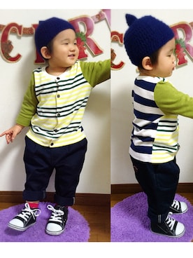 mtyamamaさん（キッズ・90cm）の冬コーディネート