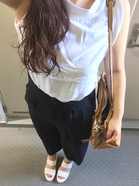 「Elede myu（エレドミュー）のアイテム」を使った、Ｙさん（レディース・154cm）の夏コーディネート