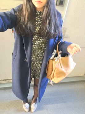 「ディナー」｜「アイテム（オールインワン・サロペット）」を使った、Ｙさん（レディース・154cm）の冬コーディネート