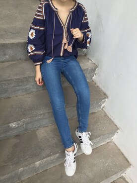 壹团毛线さんのコーディネート