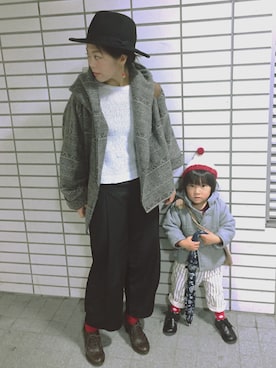 「soil（ソイル）のアイテム（ジャケット/アウター）」を使った、KAMAさん（レディース・150cm）の秋コーディネート