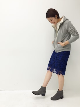 「IEDIT（イディット）のアイテム」を使った、kecoさん（レディース・162cm）の冬コーディネート