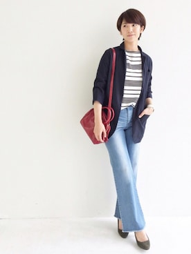 「アイテム（福袋/福箱）」を使った、kecoさん（レディース・162cm・30代）の春コーディネート