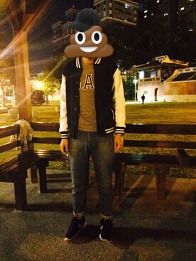 「United Athle（ユナイテッドアスレ）のアイテム（その他アウター）」を使った、Mr.lovelypoopさん（メンズ・175cm）の冬コーディネート