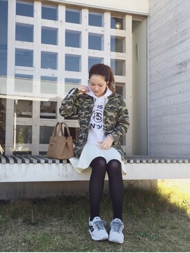 ayu◡̈さん（レディース・162cm）の冬コーディネート