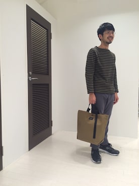 「BAGSINPROGRESS」｜BABAさん（メンズ・166cm）の秋コーディネート