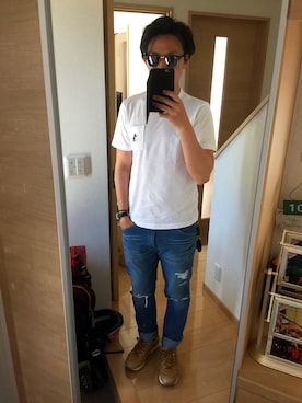 つちのこさん（メンズ・174cm）の春コーディネート