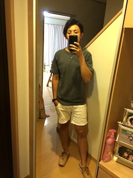 「idealism sound（イデアリズムサウンド）のアイテム」を使った、つちのこさん（メンズ・174cm）の秋コーディネート