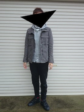 もずくん！さん（メンズ・173cm）の冬コーディネート