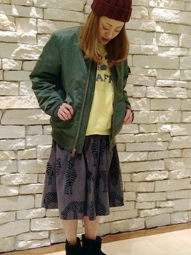 さゆるゆるさん（レディース・156cm）の冬コーディネート